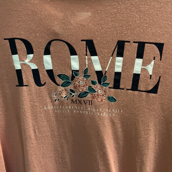 H&M Pink Flowy "ROME" Top - Picture 2 of 3